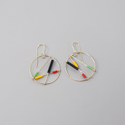 Kandinsky Hoop Earrings