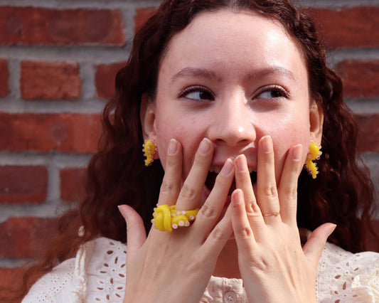 Yellow Coral Garden Ring