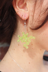 Chartreuse Droplet Earrings