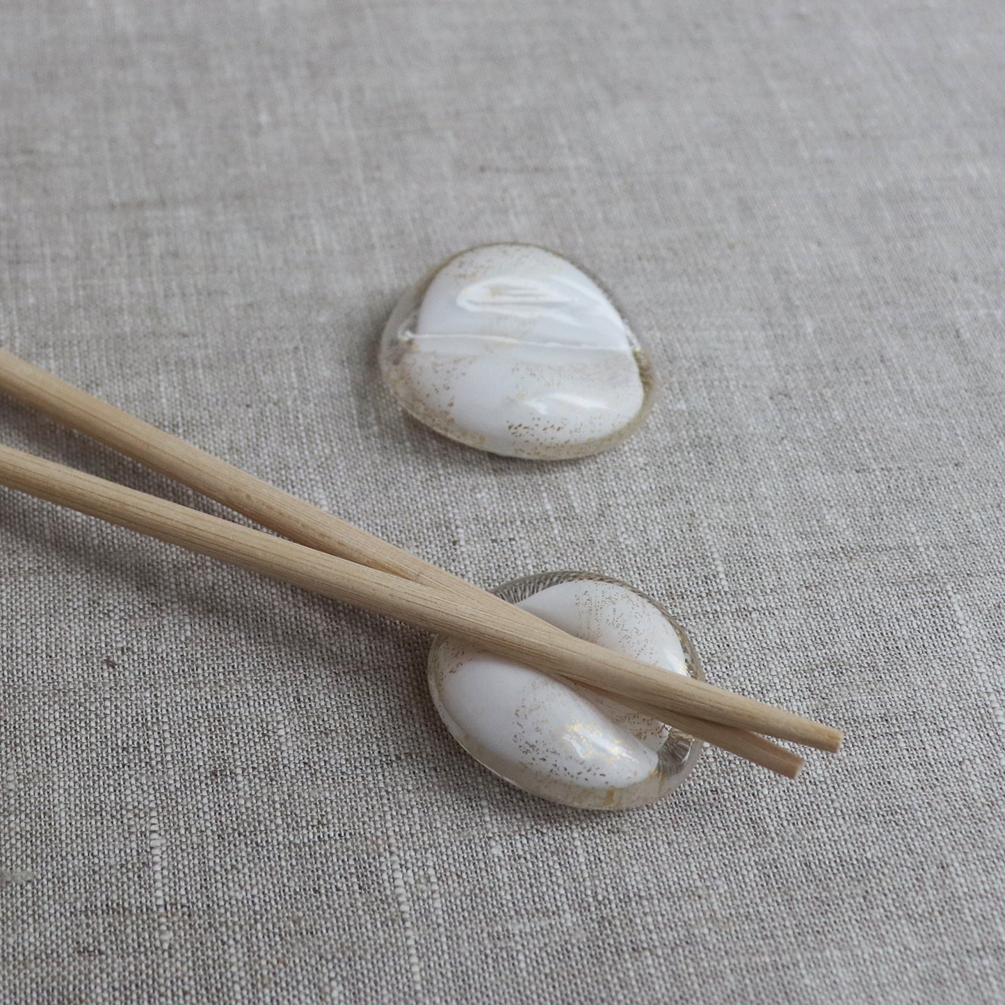 Chopstick Holders with Gold Leaf