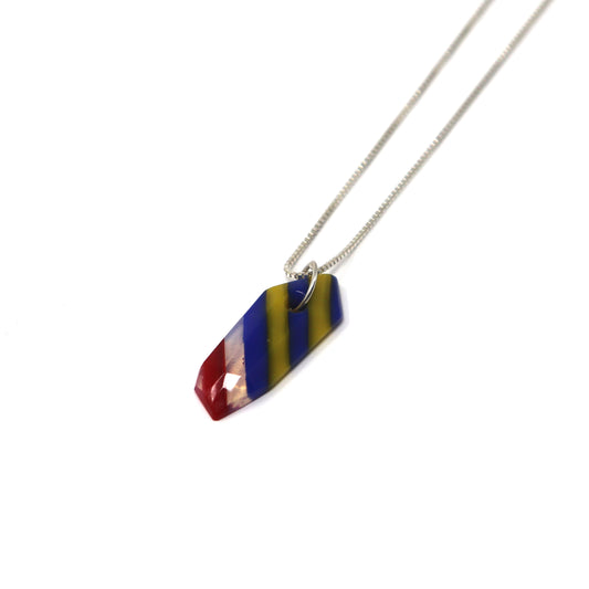 Striped Charm Necklace