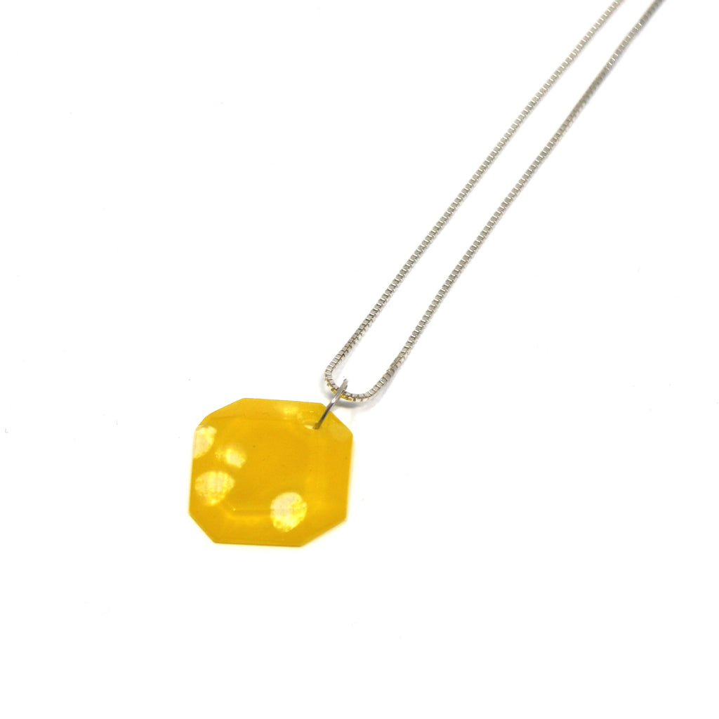 Yellow Charm Necklace