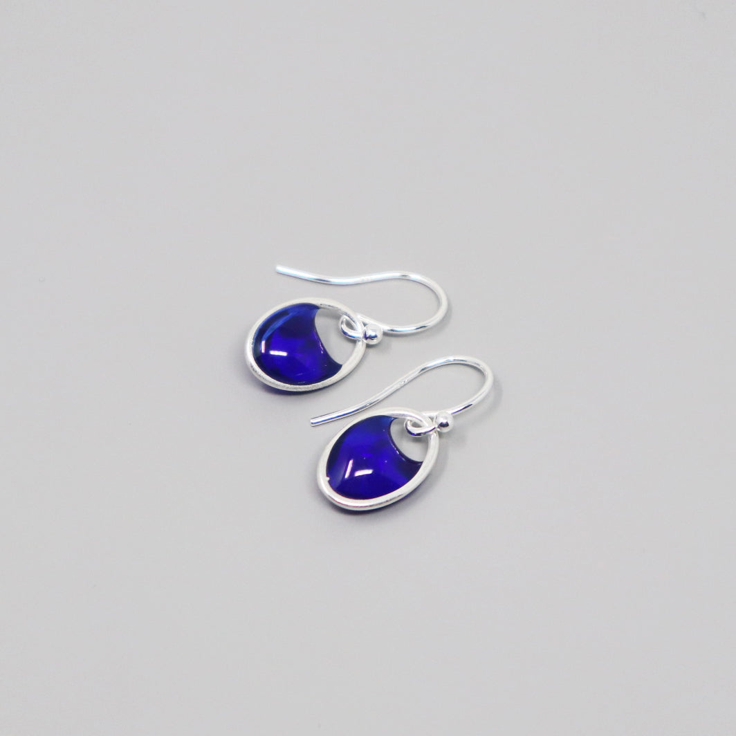 Lunette Small Round Earring in Sterling