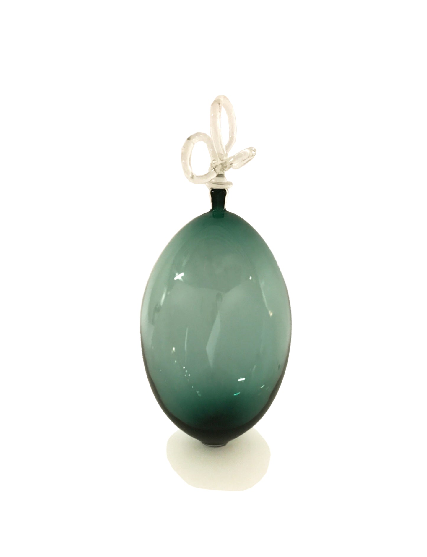 Medium Teal Bottle with Stopper