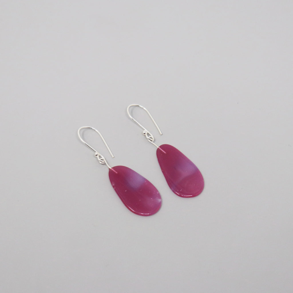Thumbprint Earring in Sterling Silver