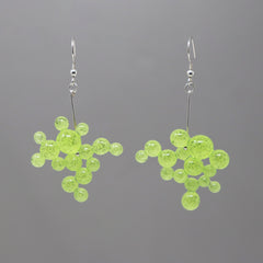 Chartreuse Droplet Earrings