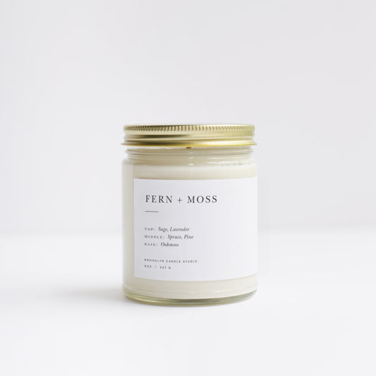 Fern + Moss Soy Wax Candle