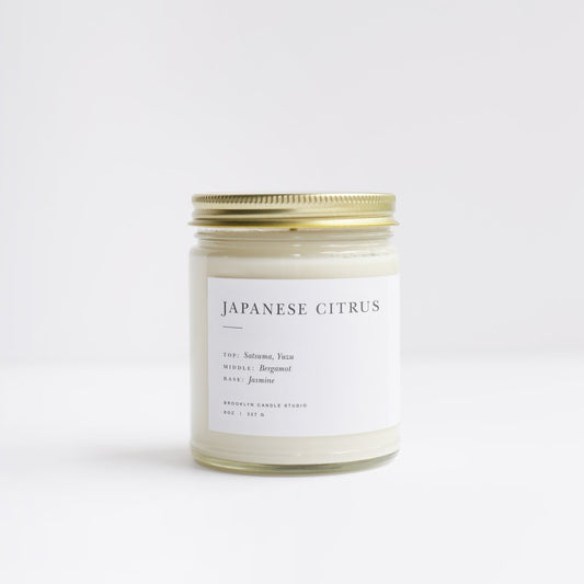 Japanese Citrus Soy Wax Candle