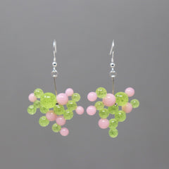 Lily Pad Droplet Earrings
