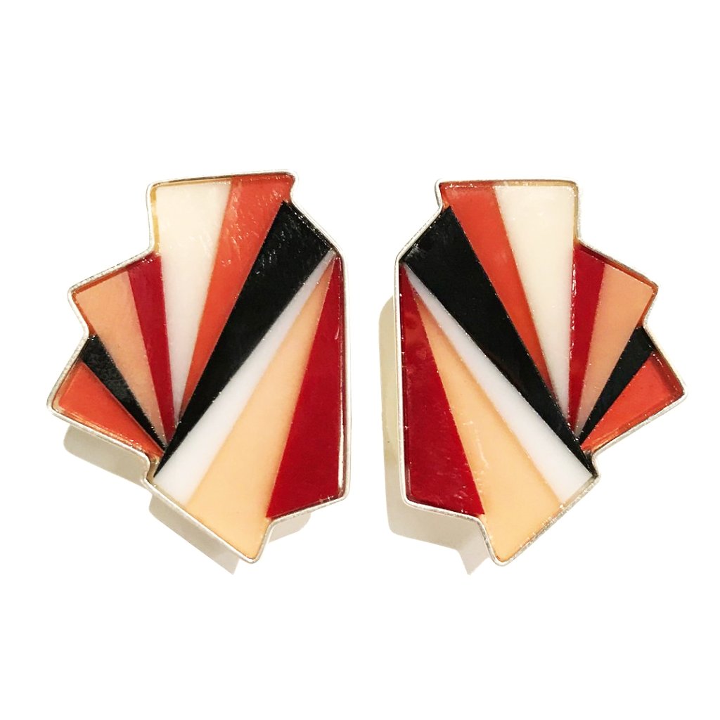 Origami Clip-On Earrings