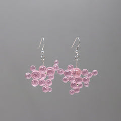 Rosé Droplet Earrings