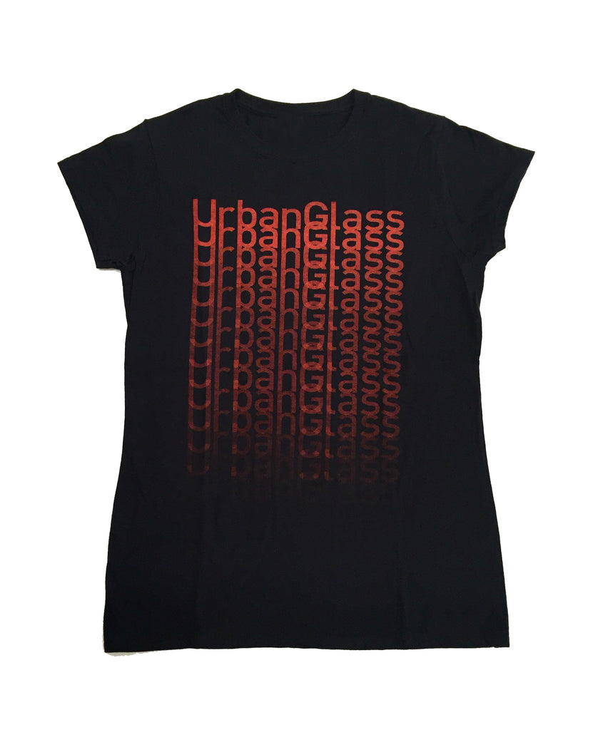 UrbanGlass Women's T-Shirt, in Black