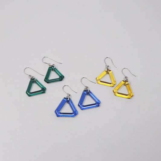 Small Triangle Earrings